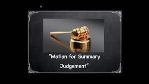 motion for summary judgment 
