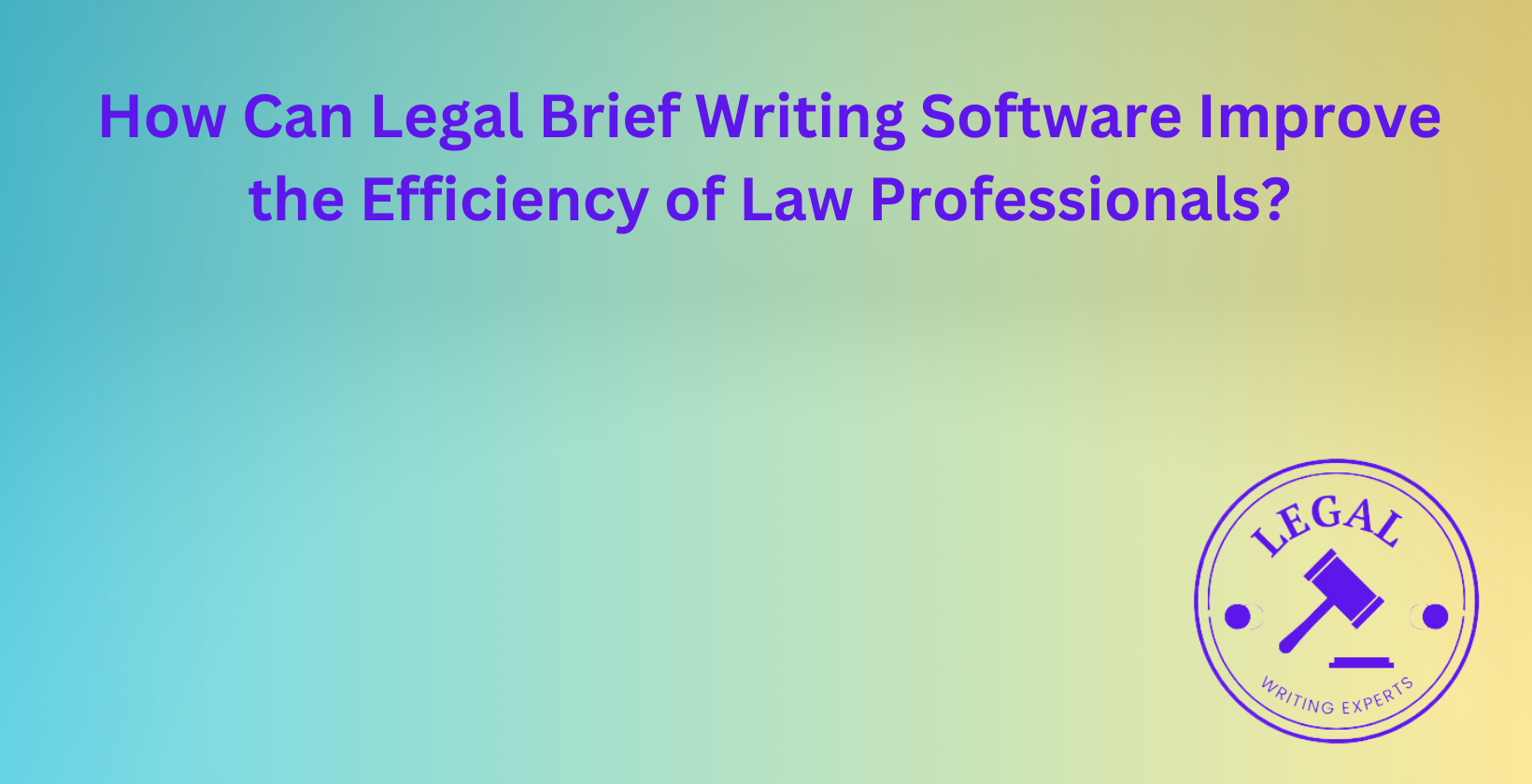 Improving efficiency with brief writing software