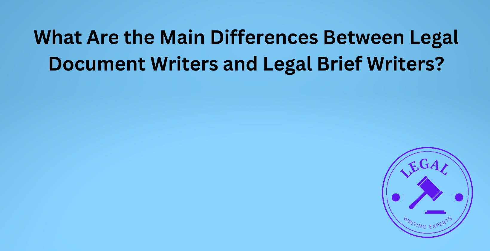 Difference between document and brief writers