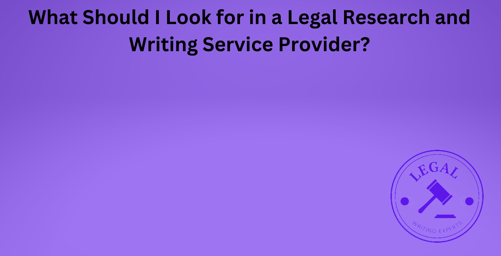 Key traits of a reliable legal research provider