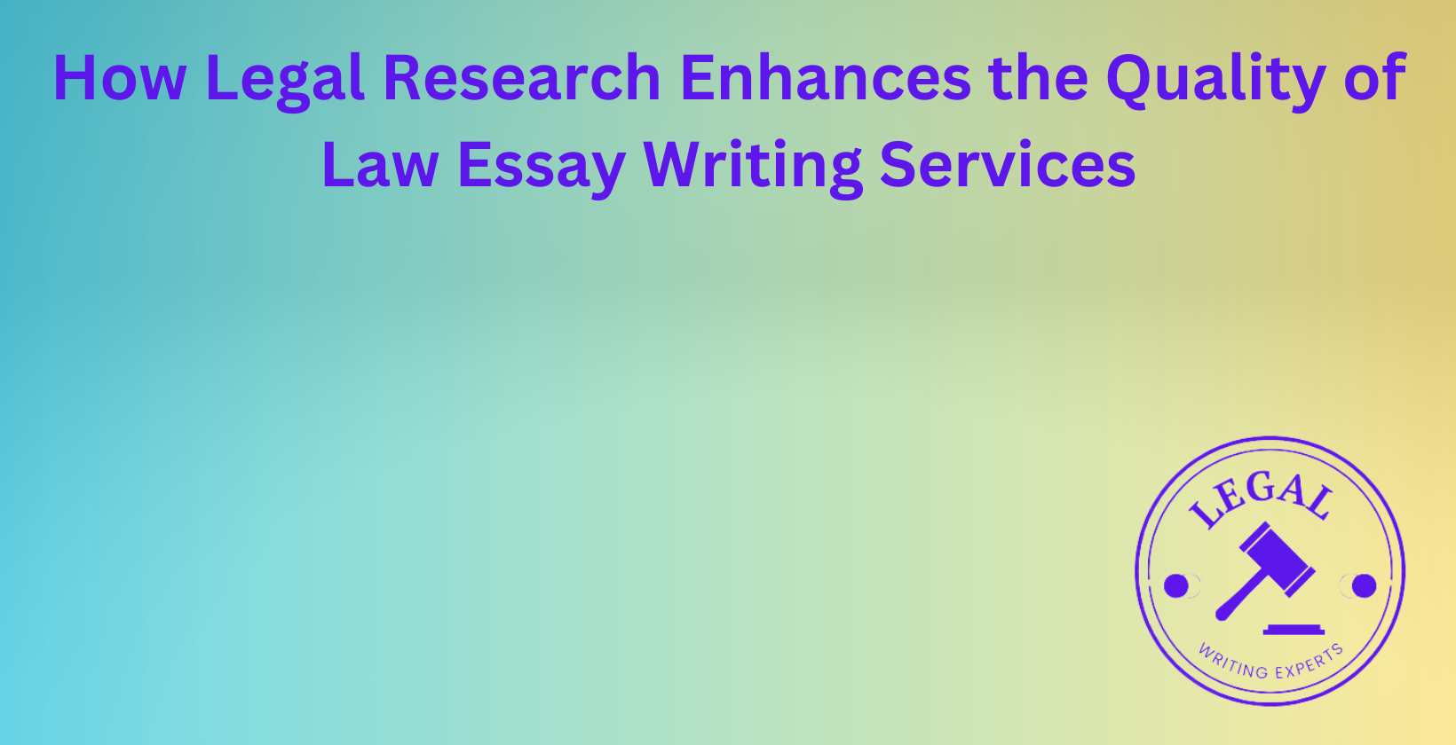 Enhancing legal essays with research expertise