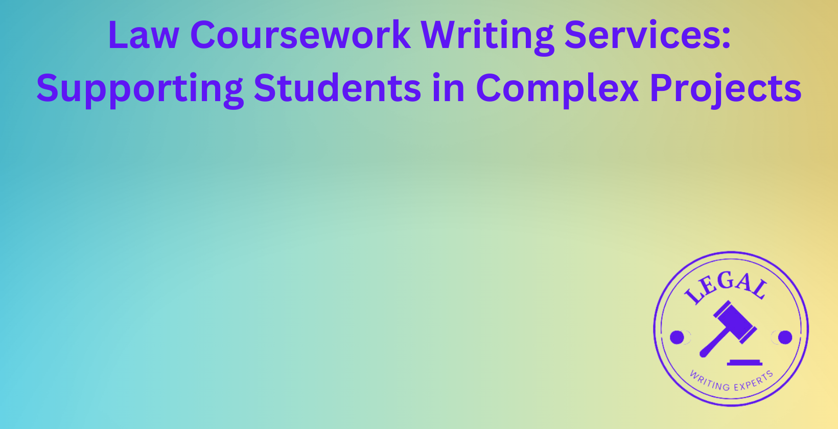 Supporting law coursework writing projects