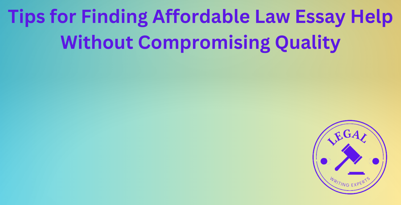 Affordable law essay help guide