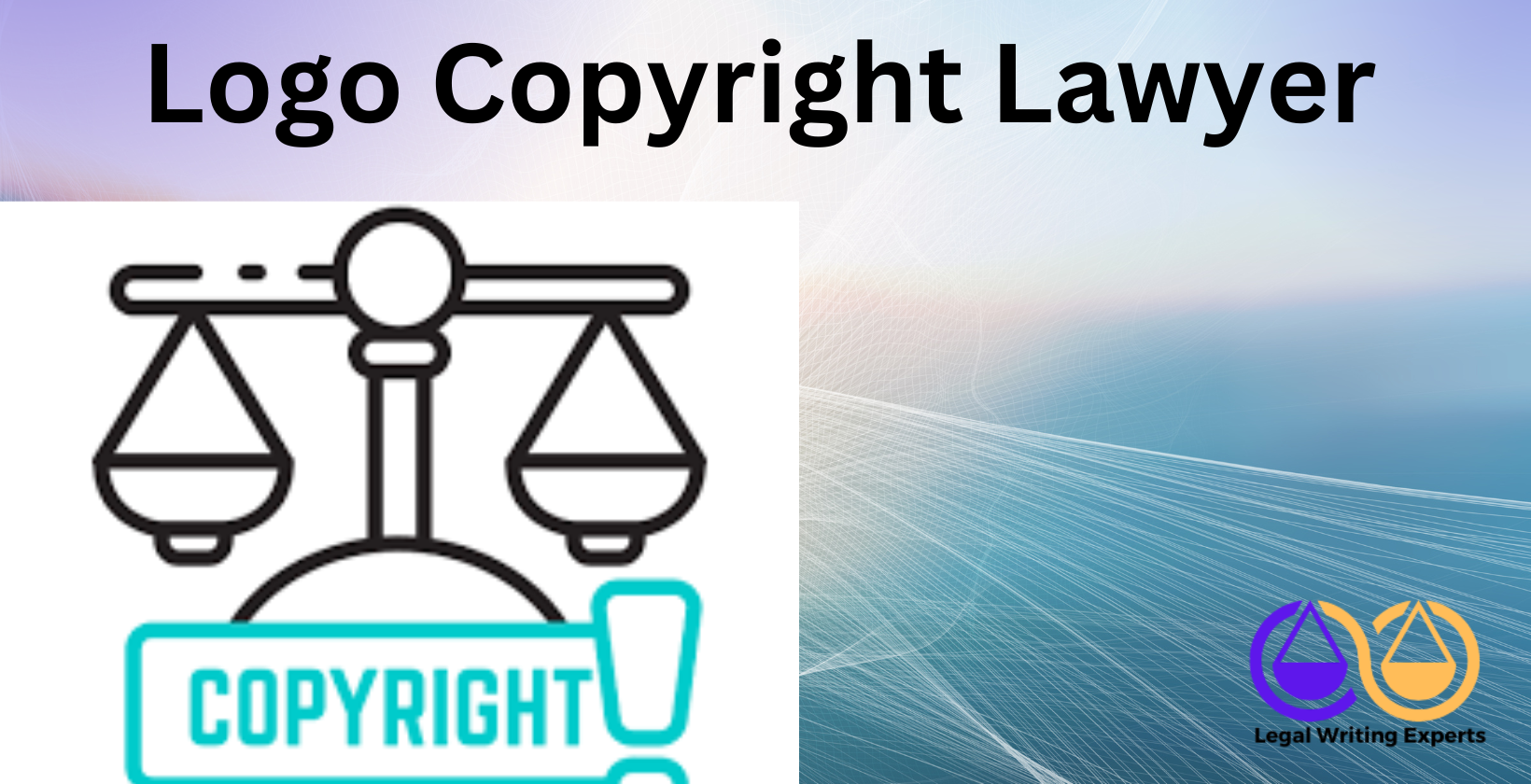 Logo Copyright Lawyer Logo copyright legal protection icon