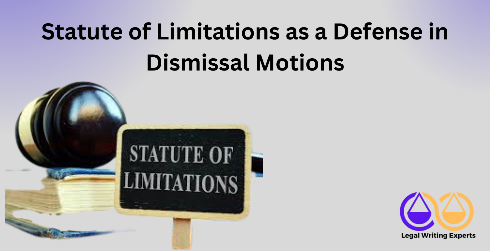 Statute of limitations legal defense concept