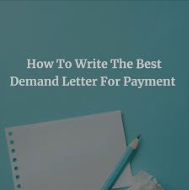 Demand Letter for Payment